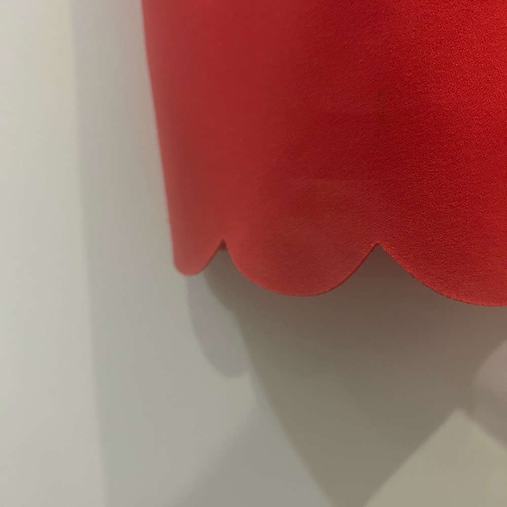 J. Crew coral scalloped dress - Picture 3 of 5